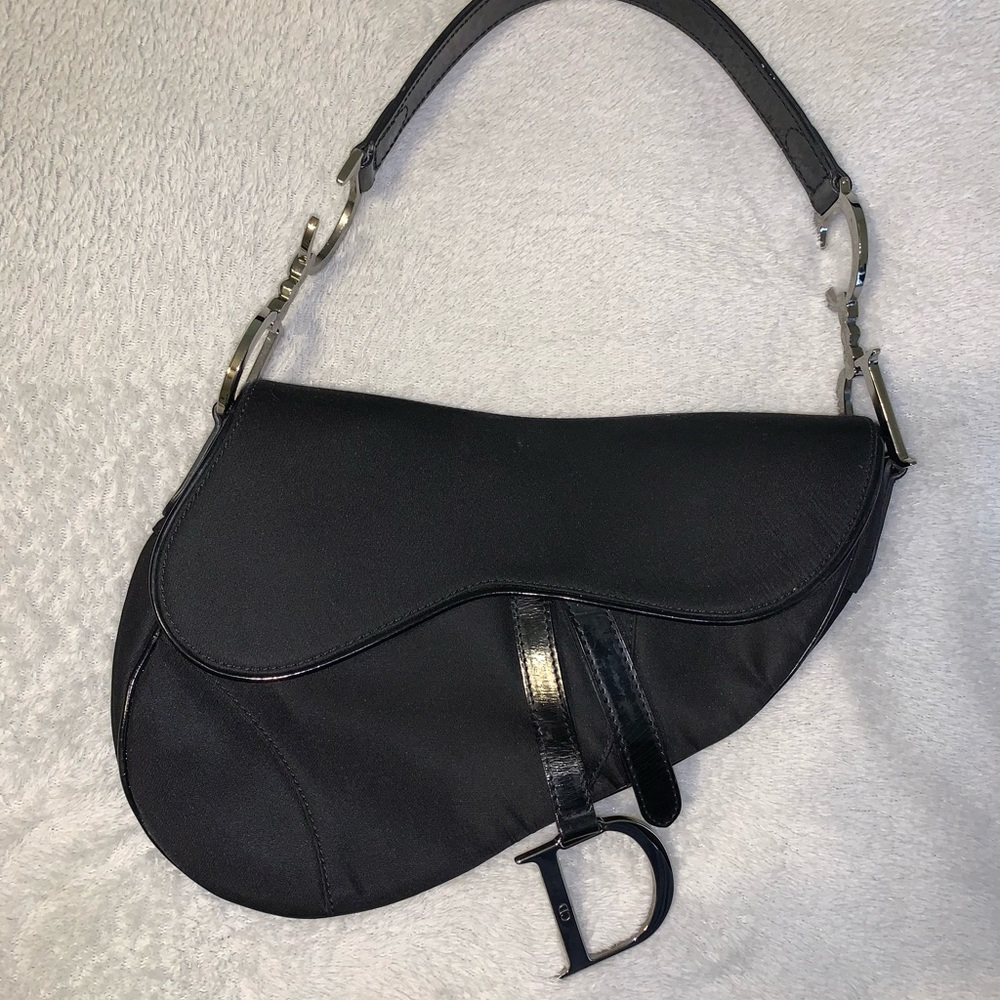 Christian Dior Nylon Saddle Bag